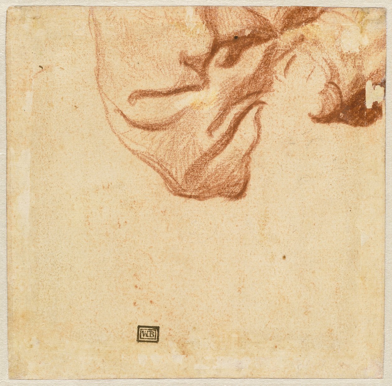 Drapery Study (fordítva) alkotó: Dutch 17th Century
