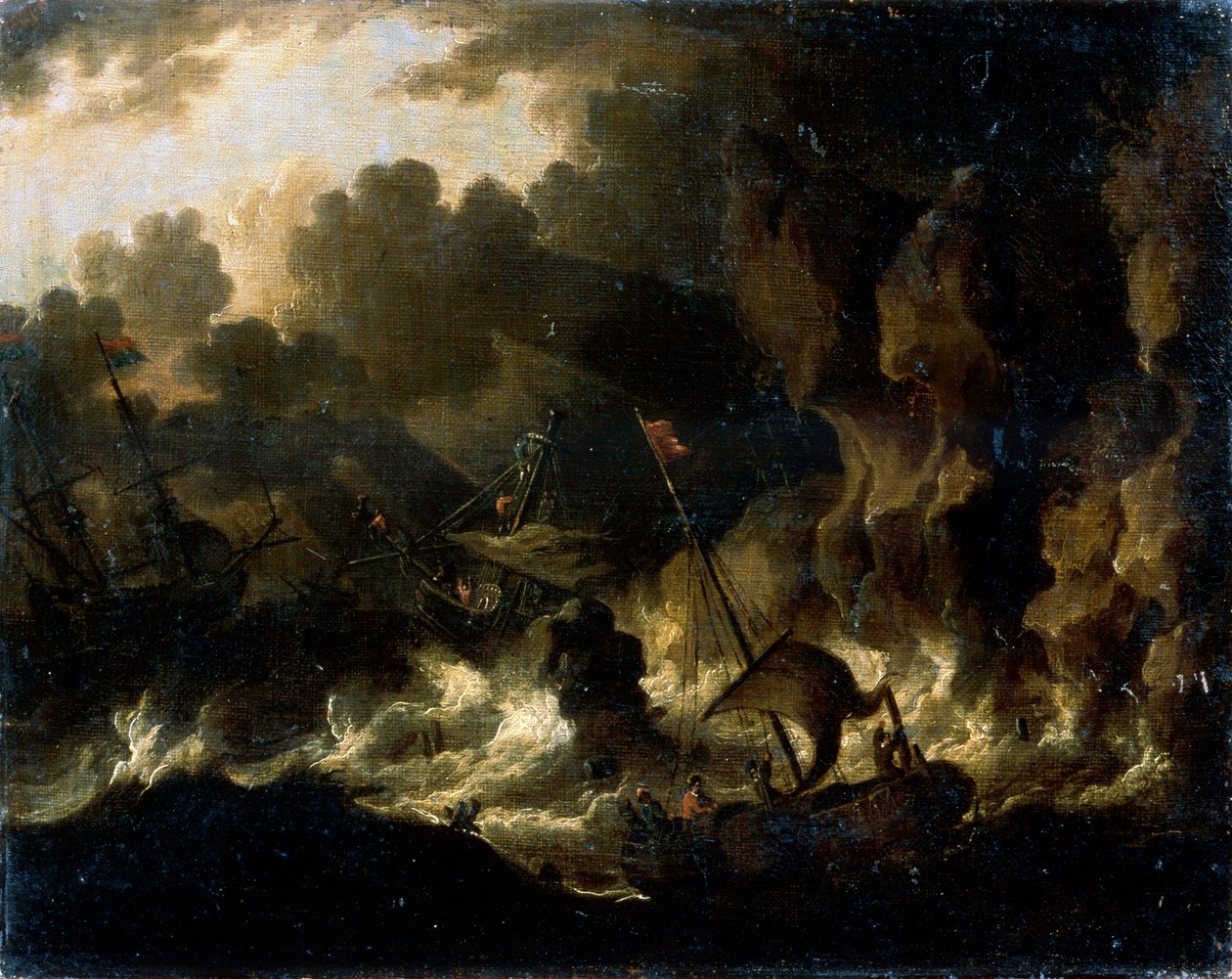 Viharos tenger, 17. század alkotó: Dutch Master
