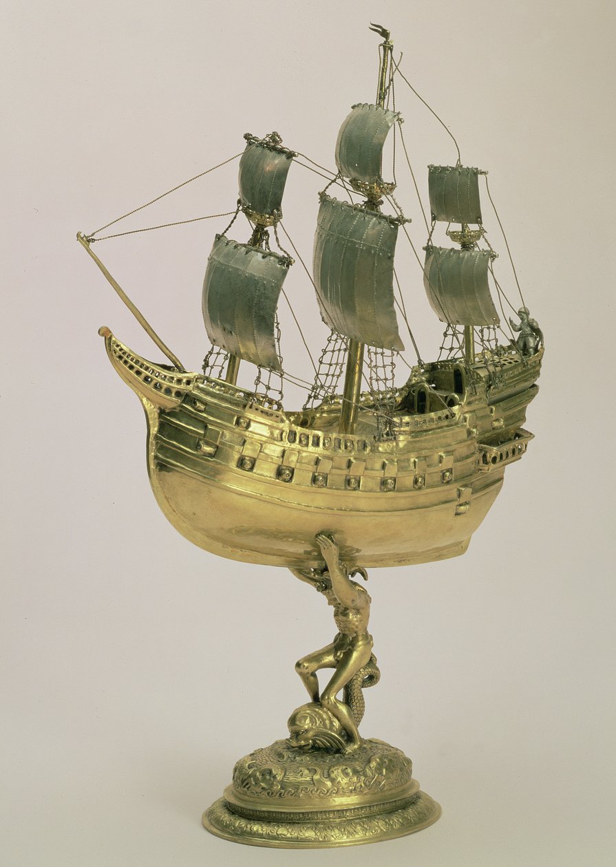 Hadihajó modell, Amszterdam, 1595-96 (aranyozott ezüst) alkotó: Dutch School