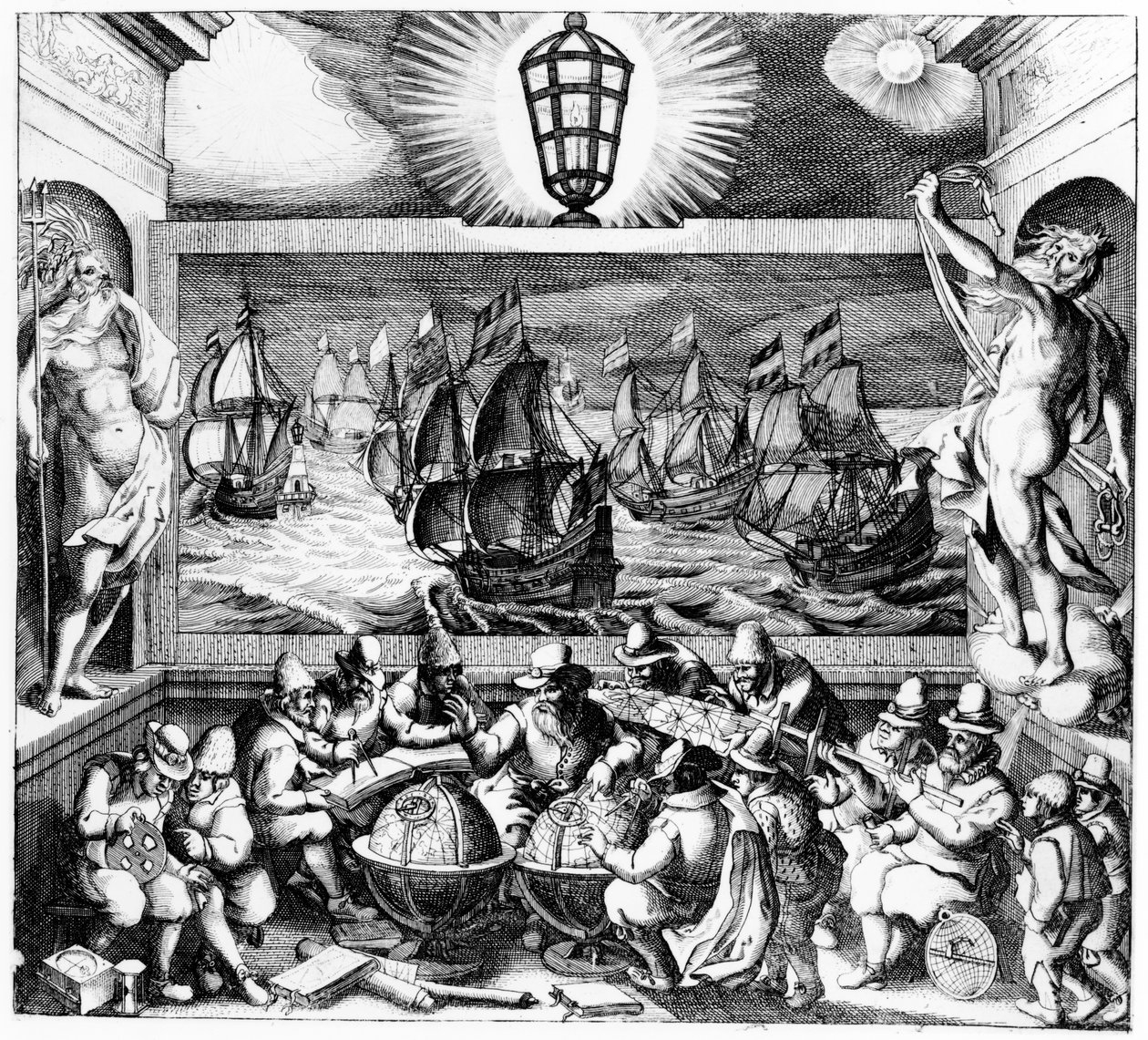 A hajózás fénye, 1608 alkotó: Dutch School
