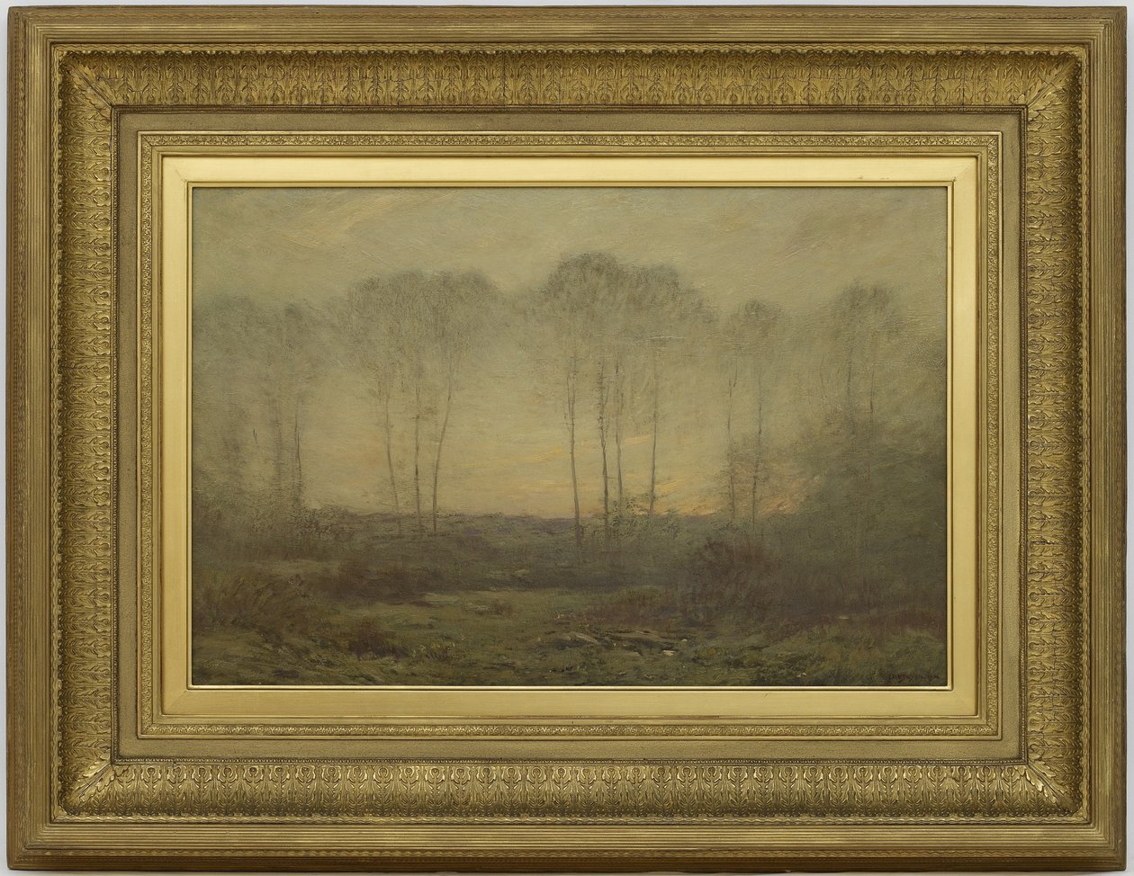 Reggel, 1906 (olaj, fatábla) alkotó: Dwight William Tryon