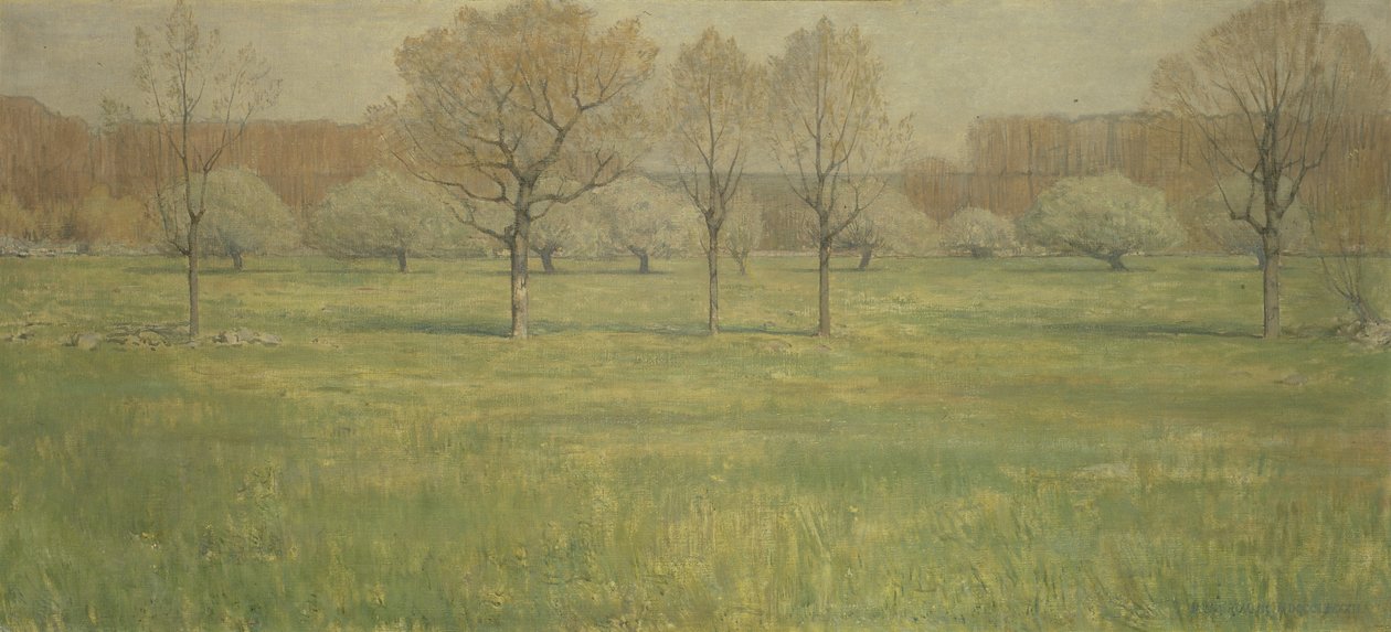 Tavasz, 1892 alkotó: Dwight William Tryon