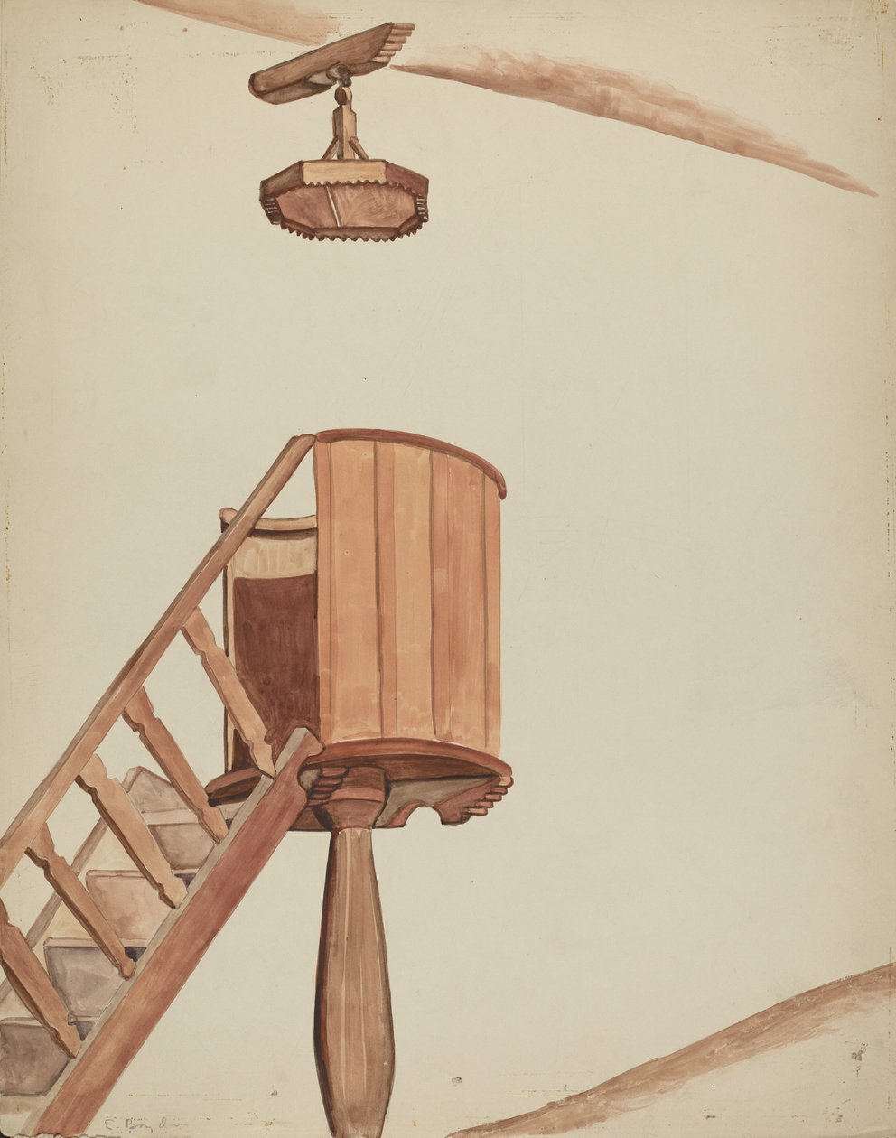 Szószék, 19351942. alkotó: E. Boyd