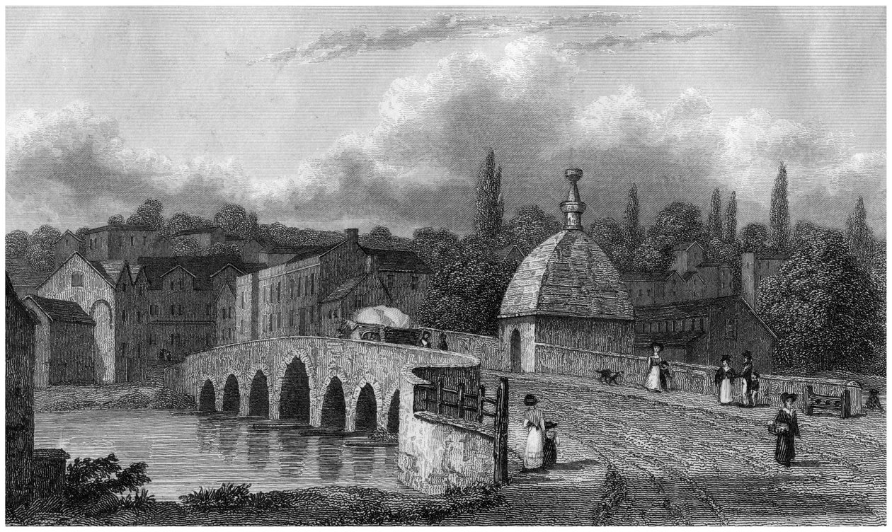 Bradford on Avon, Wiltshire, 19. század alkotó: E Francis