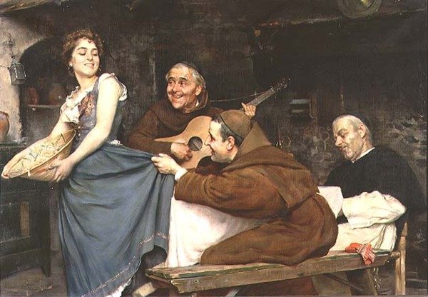 Vacsora utáni szórakozás alkotó: E. Giachi