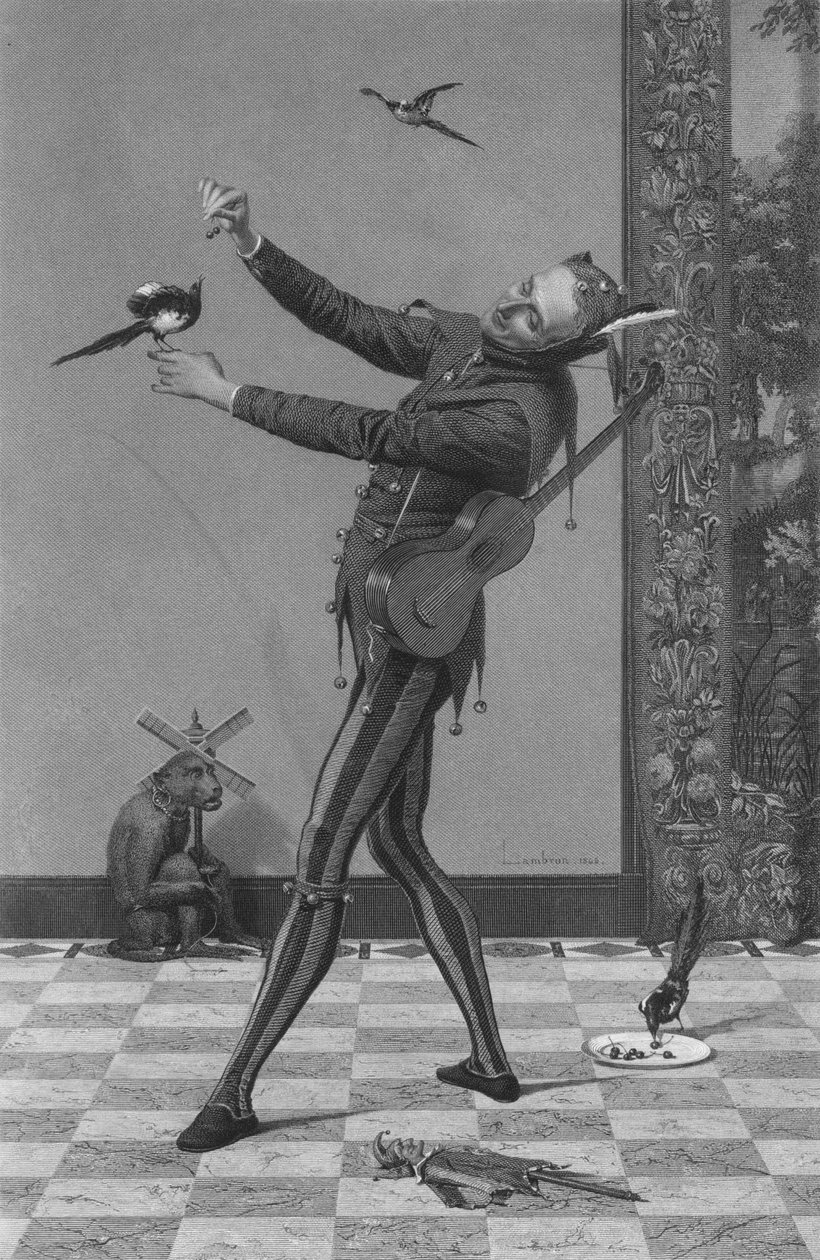 The Jester, 1869. alkotó: E. Mohn