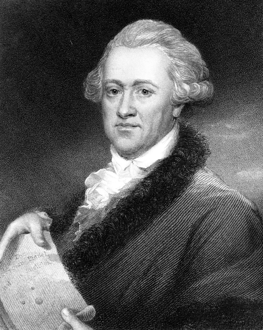 Sir William Herschel, német származású brit csillagász. alkotó: E. Scriven