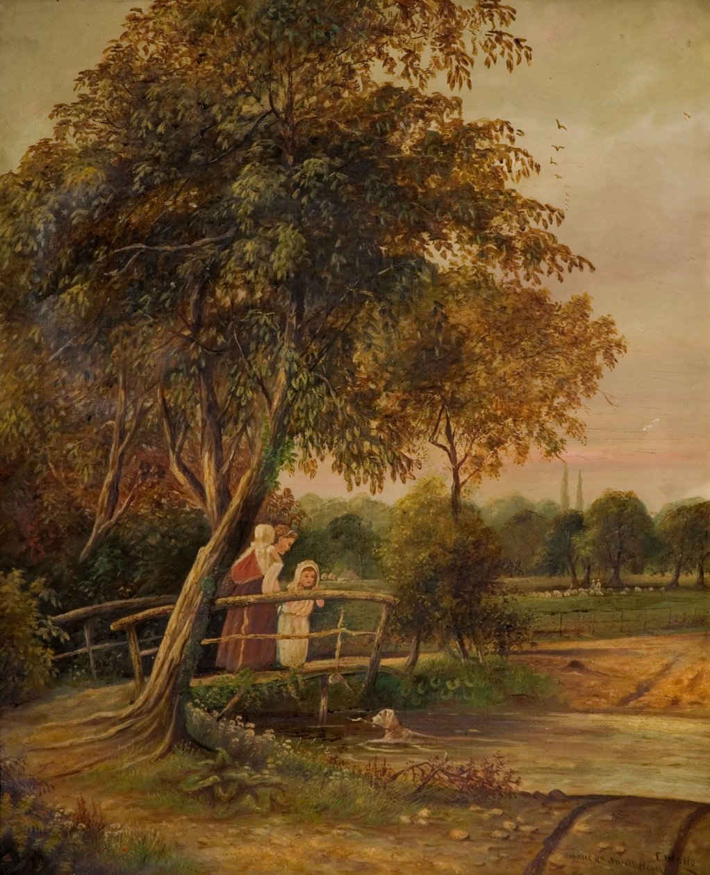 Hobmore Road Ford, 1860-1900. alkotó: E Watts