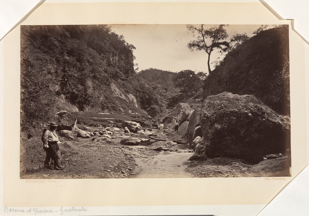 Ynsiensi barranca, Guatemala alkotó: Eadweard Muybridge