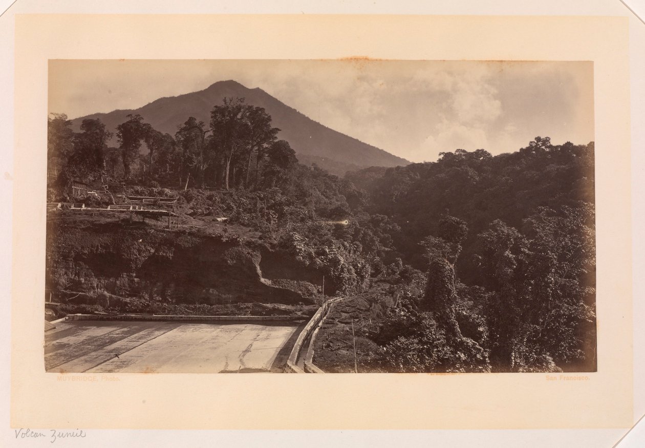 Vulkán Zunil, Guatemala alkotó: Eadweard Muybridge