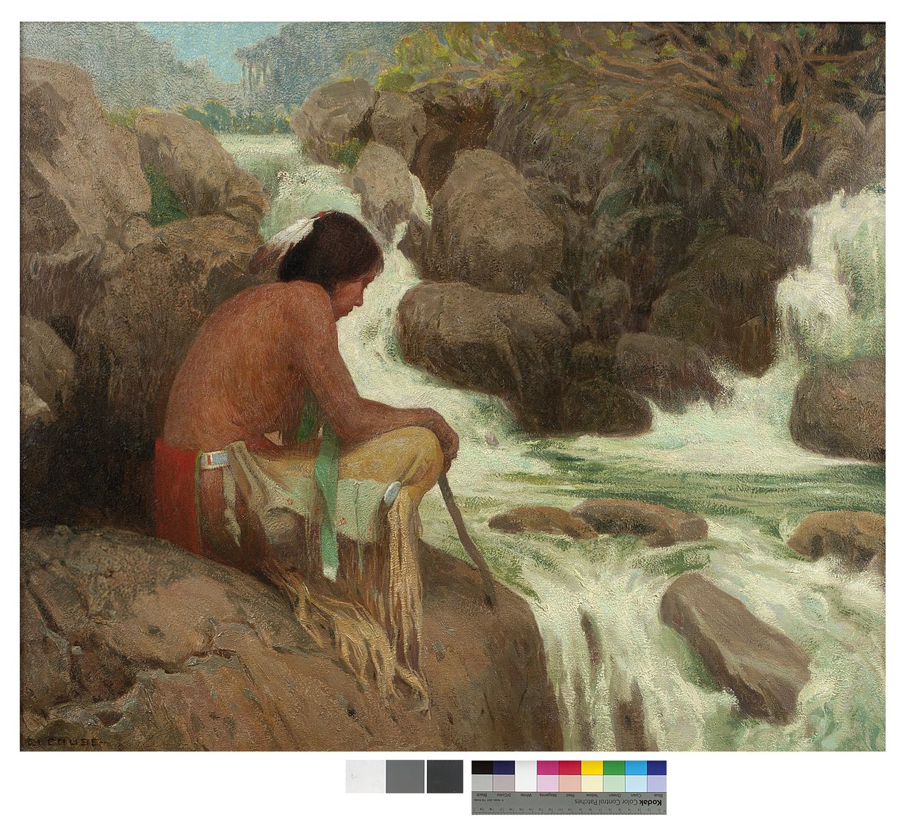 Hondo-vízesés, 1907 alkotó: Eanger Irving Couse