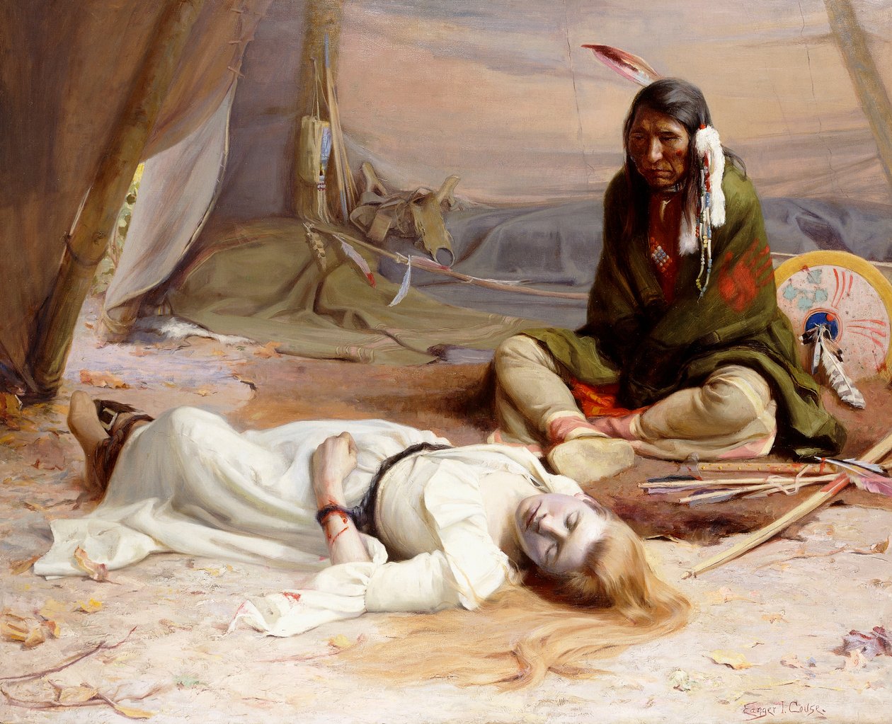 A fogoly alkotó: Eanger Irving Couse