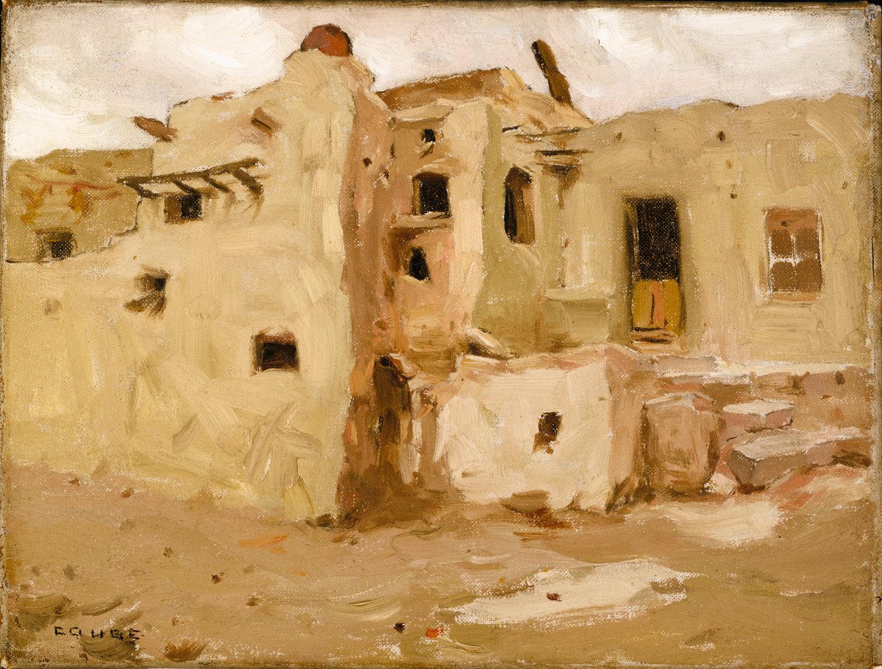 Walpi Pueblo, 1903. alkotó: Eanger Irving Couse