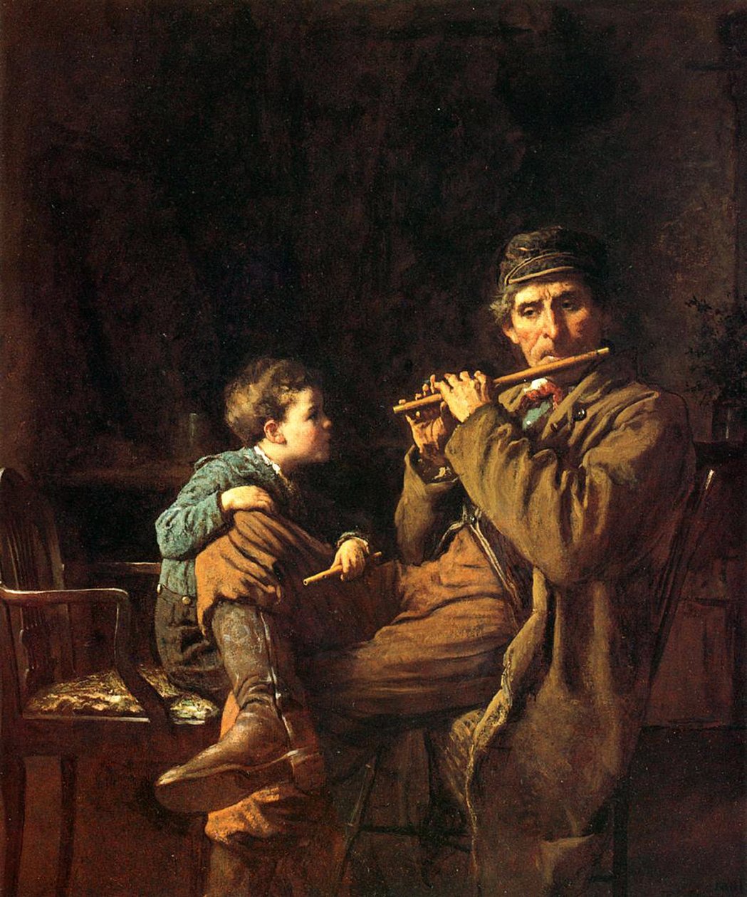 The Fifers, 1881 alkotó: Eastman Johnson