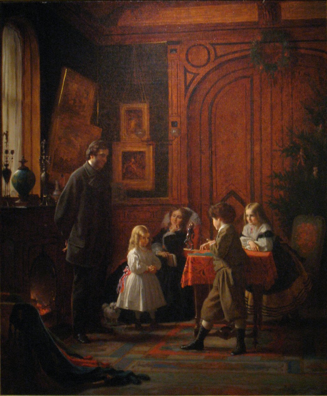 Karácsony, A Blodgett család alkotó: Eastman Johnson