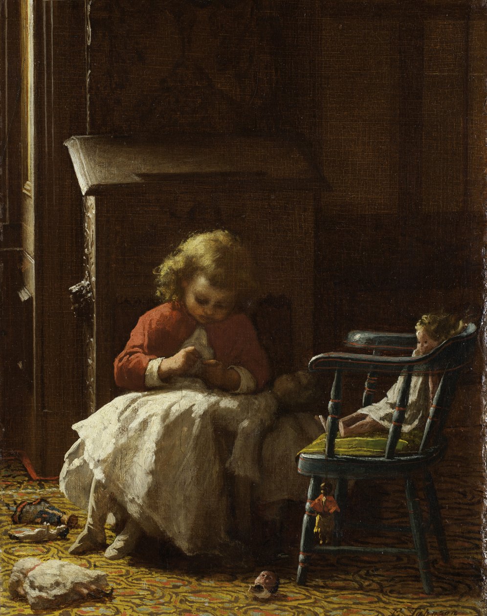 Családi gondok, 1873 alkotó: Eastman Johnson