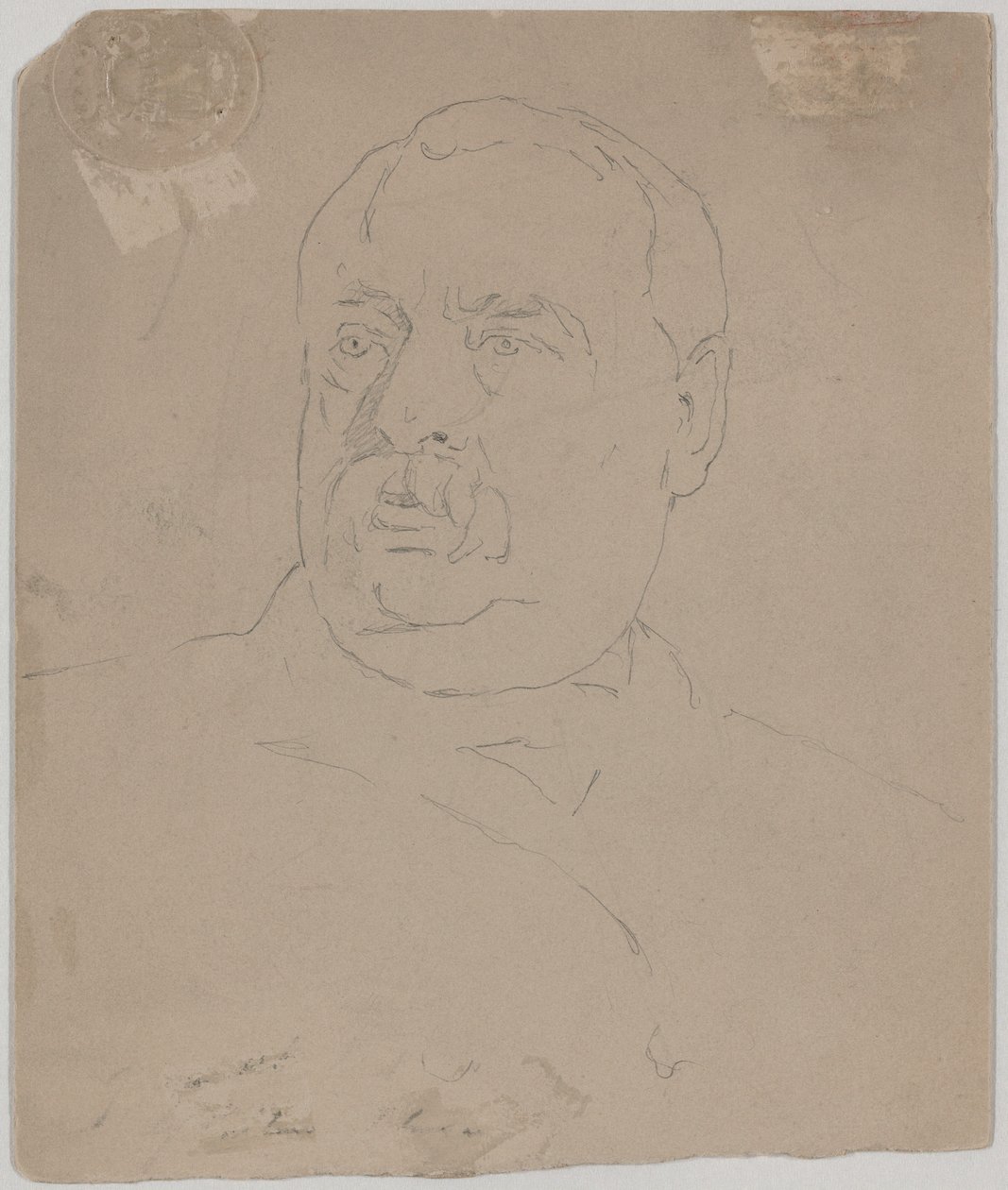 Grover Cleveland [verso] alkotó: Eastman Johnson