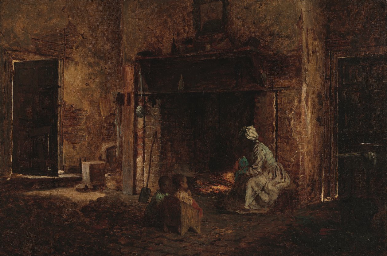 Konyha a Mount Vernonban alkotó: Eastman Johnson