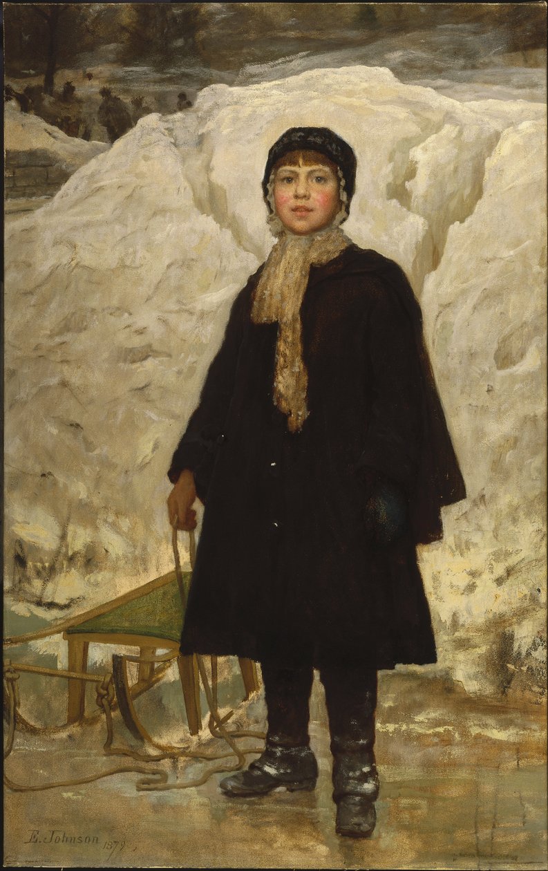 Egy gyermek portréja alkotó: Eastman Johnson