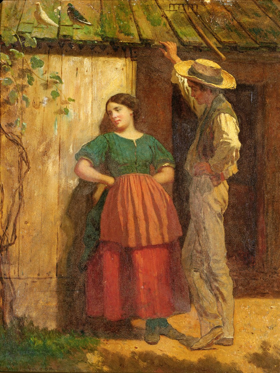 Rusztikus udvarlás alkotó: Eastman Johnson