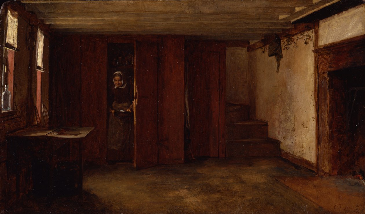 Susan Ray konyhája, Nantucket, 1875 alkotó: Eastman Johnson