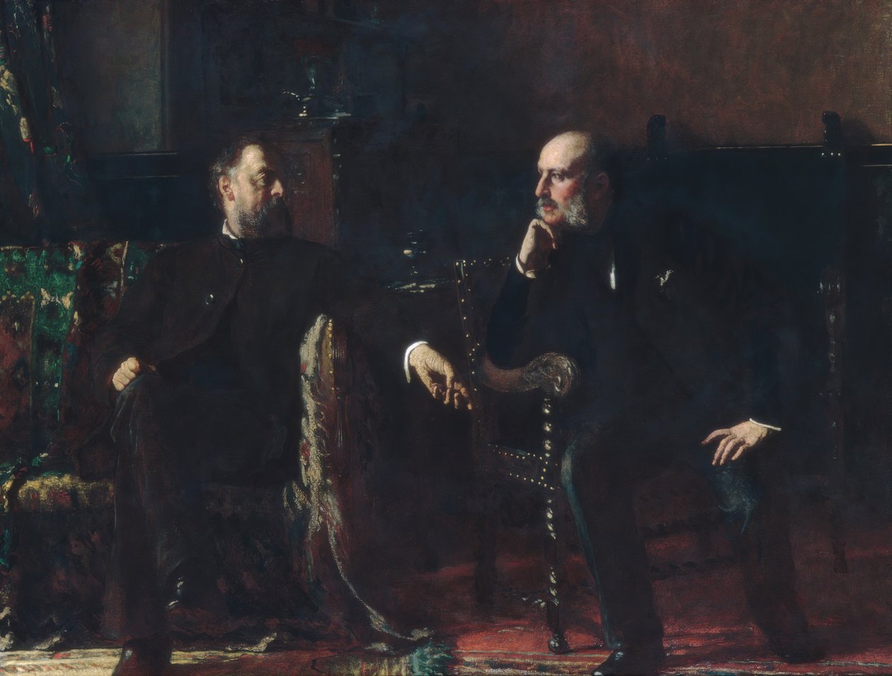 A finanszírozási törvény, 1881. alkotó: Eastman Johnson