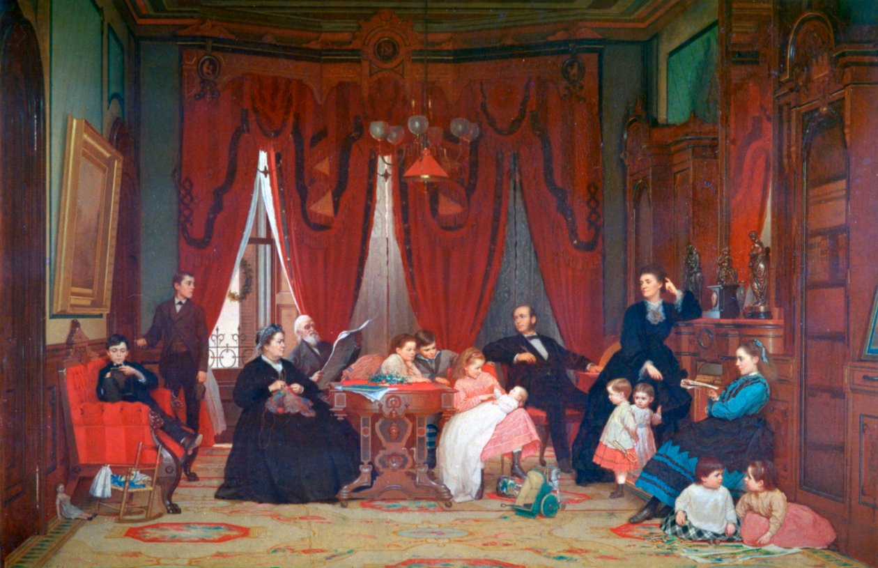 A Hatch család, 1870-1871 alkotó: Eastman Johnson