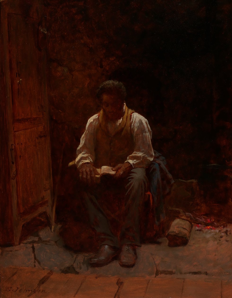 Az Úr az én pásztorom, 1863. alkotó: Eastman Johnson