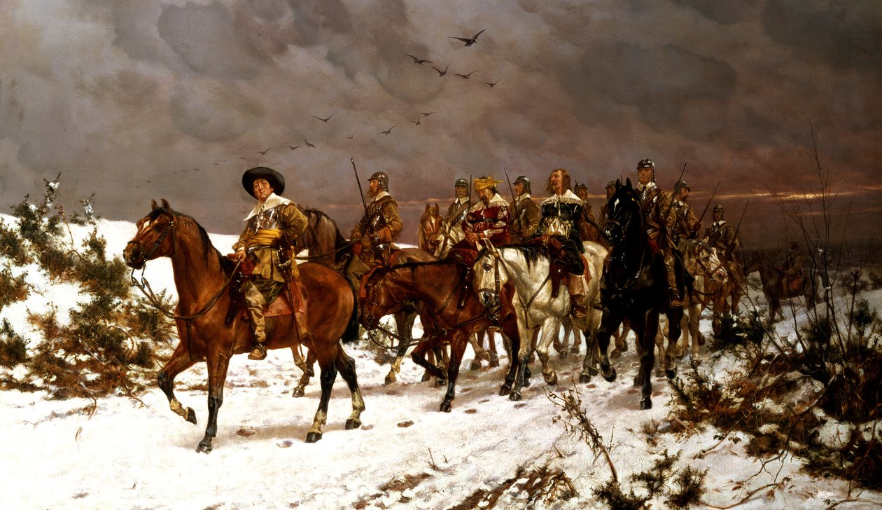Naseby után, 1645 alkotó: Edgar Bundy