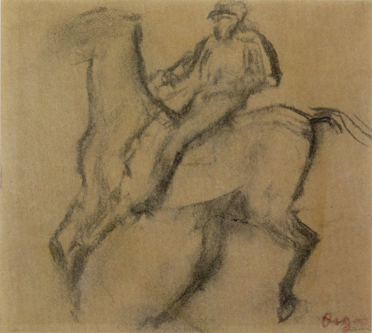  Jockey on Horsen alkotó: Edgar Degas