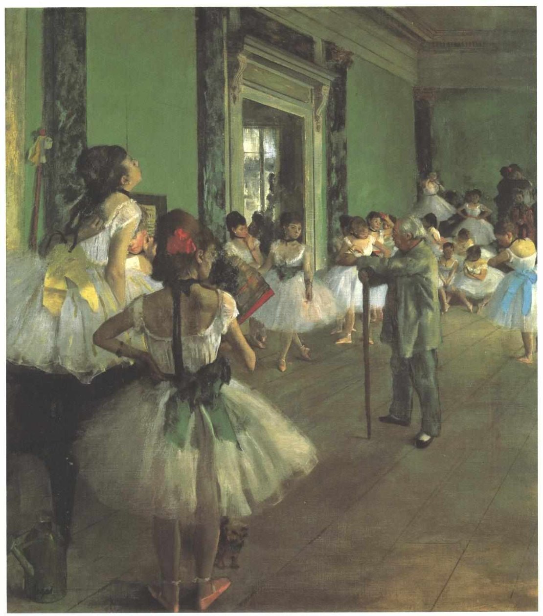 La classe de danse The Dance Class German: A táncórák alkotó: Edgar Degas