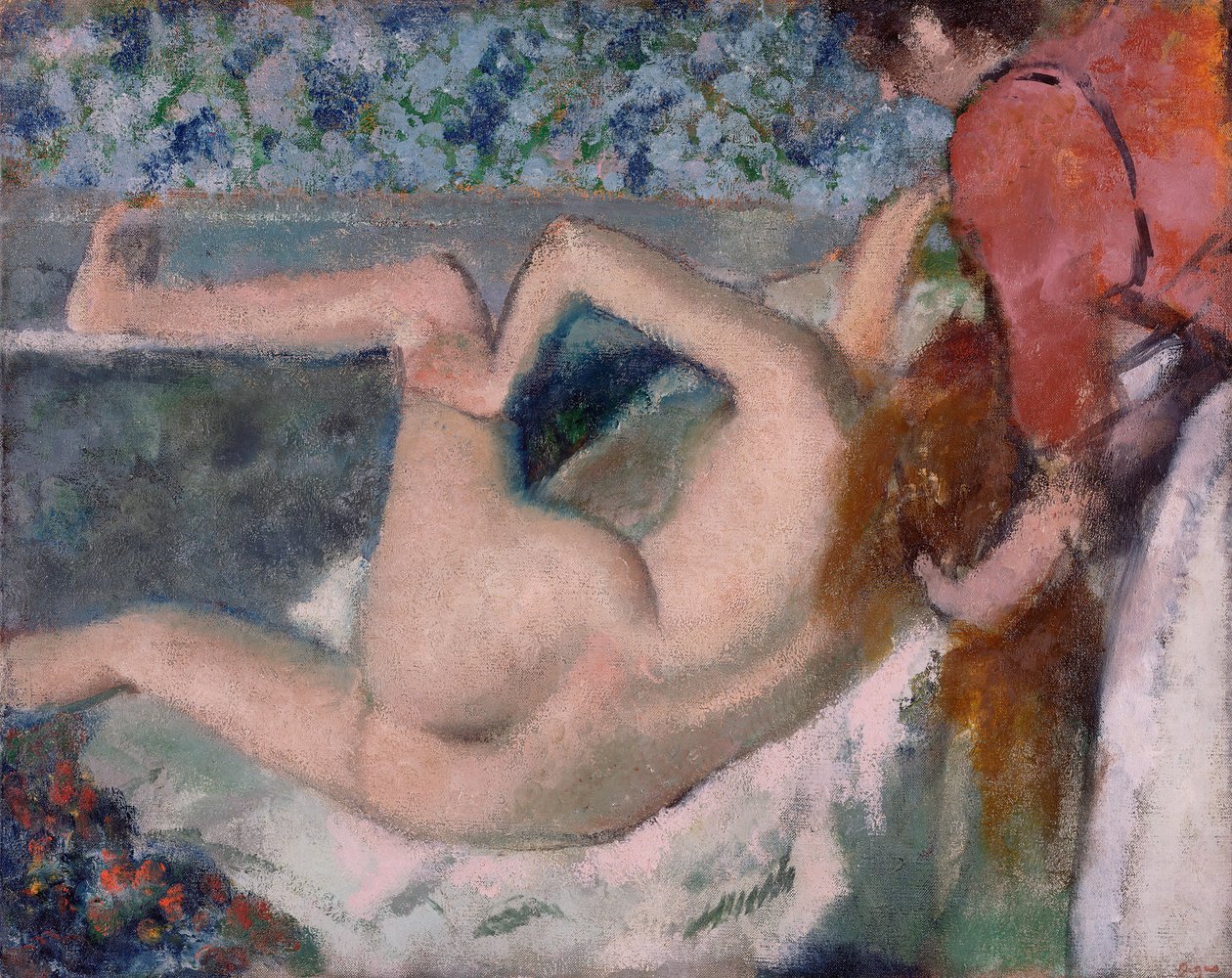 Fürdés után alkotó: Edgar Degas