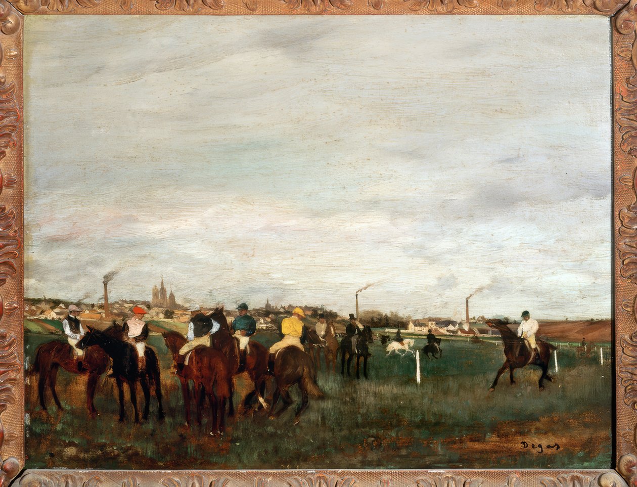 A nyereg helyén alkotó: Edgar Degas