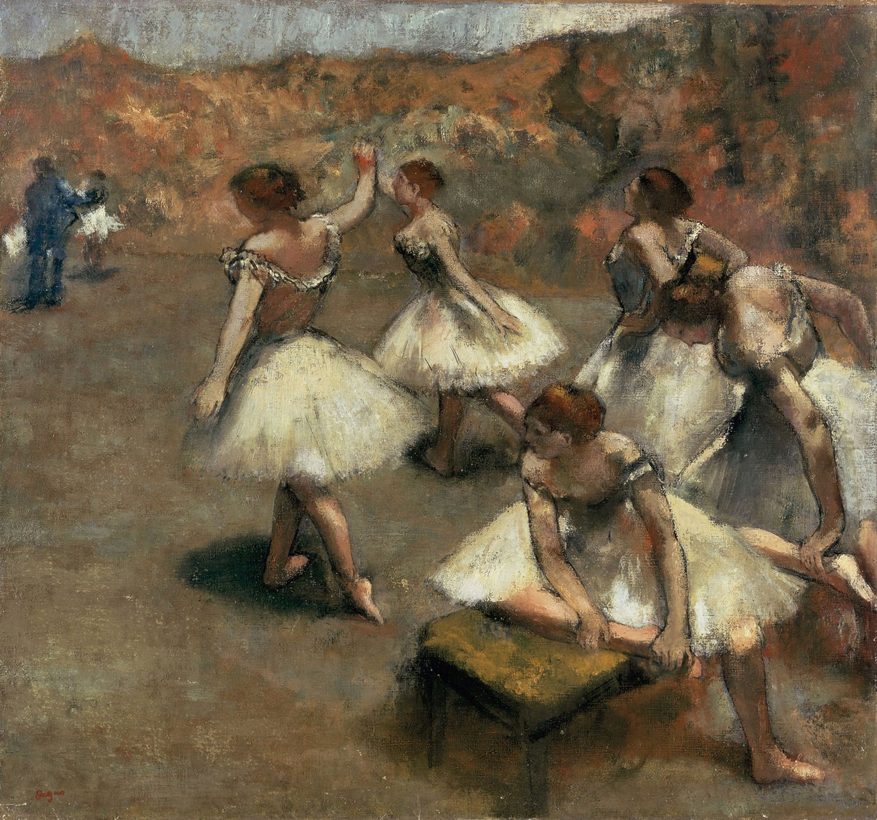 Táncosok a színpadon alkotó: Edgar Degas