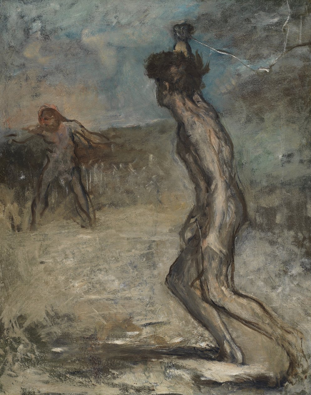Dávid és Góliát, 1857 körül alkotó: Edgar Degas