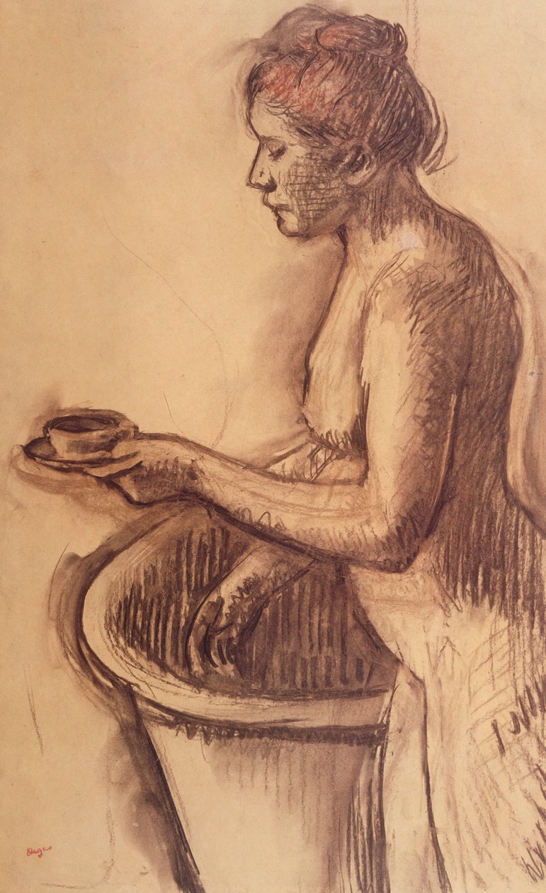 Női akt alkotó: Edgar Degas