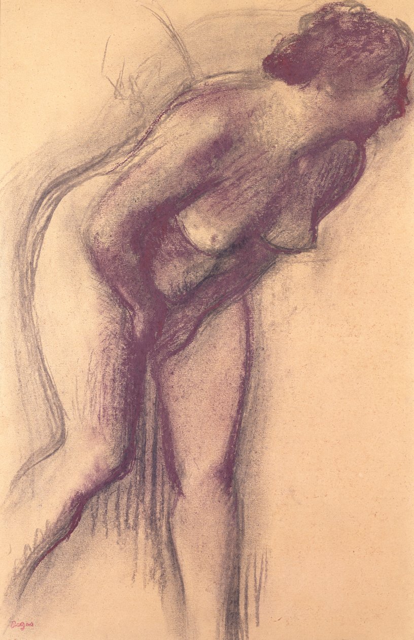 Női álló akt alkotó: Edgar Degas