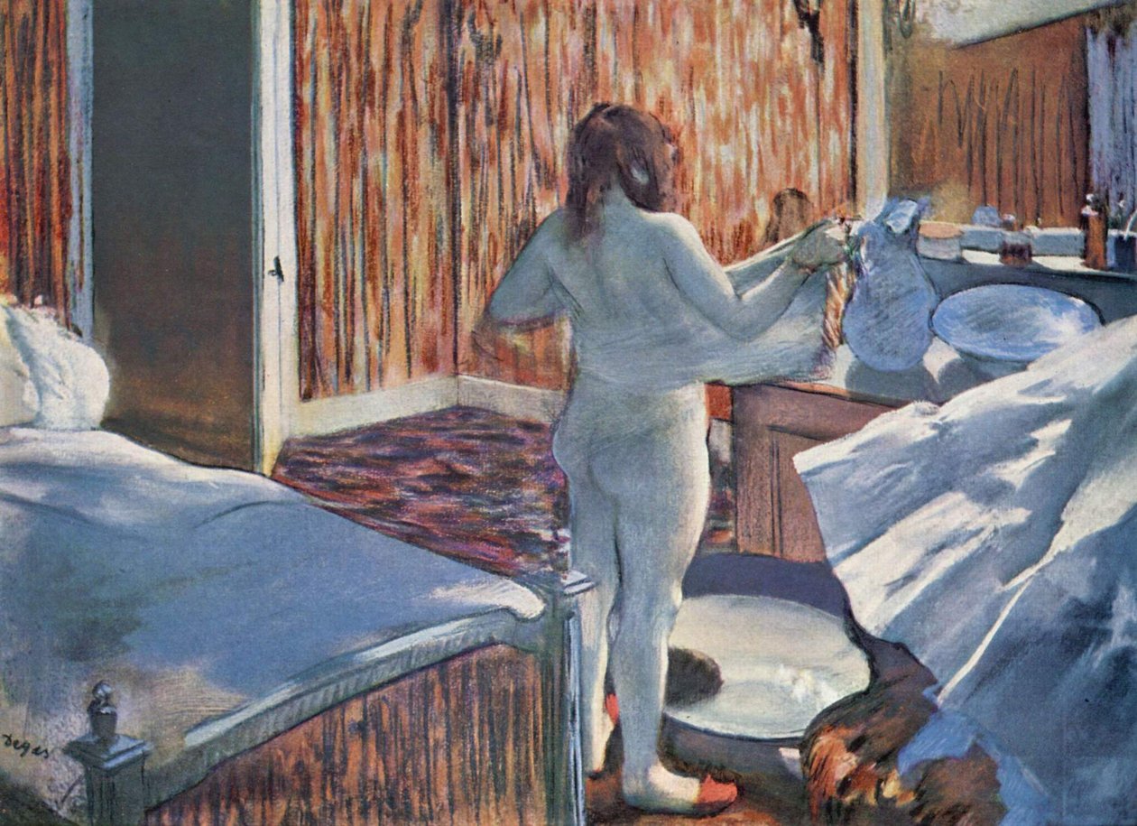 Nő a vécén alkotó: Edgar Degas