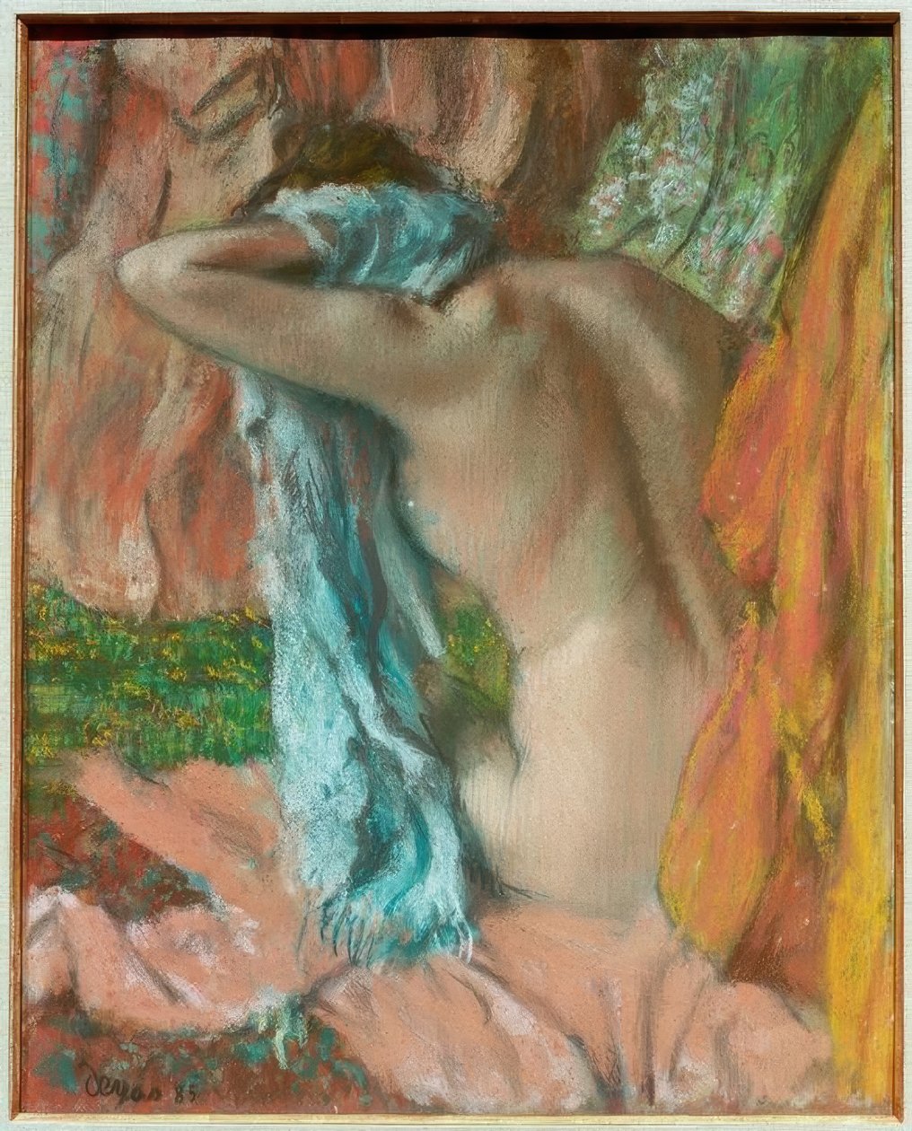 Fürdés után alkotó: Edgar Degas