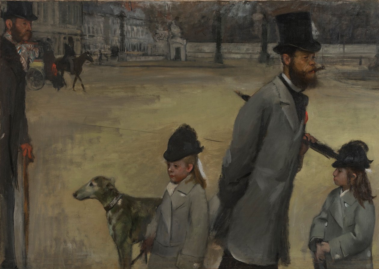Place de la Concorde, 1875 alkotó: Edgar Degas