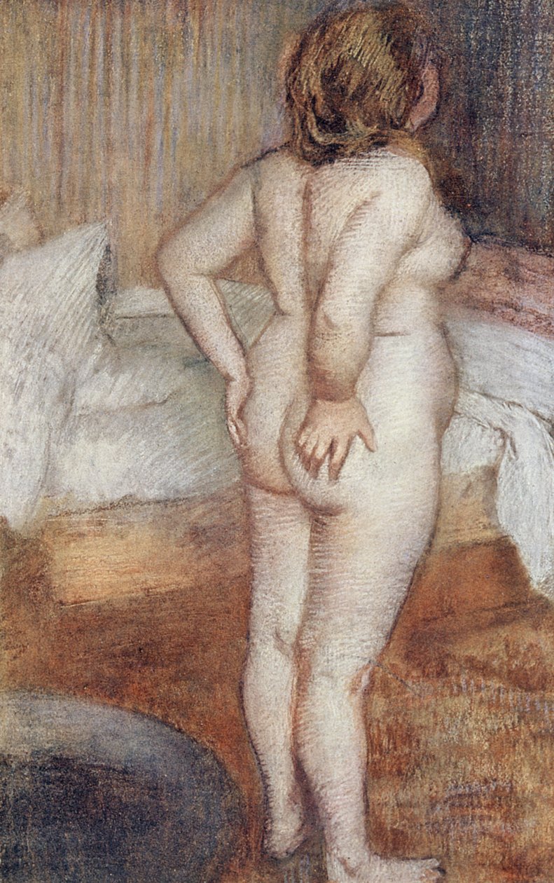 Álló akt alkotó: Edgar Degas