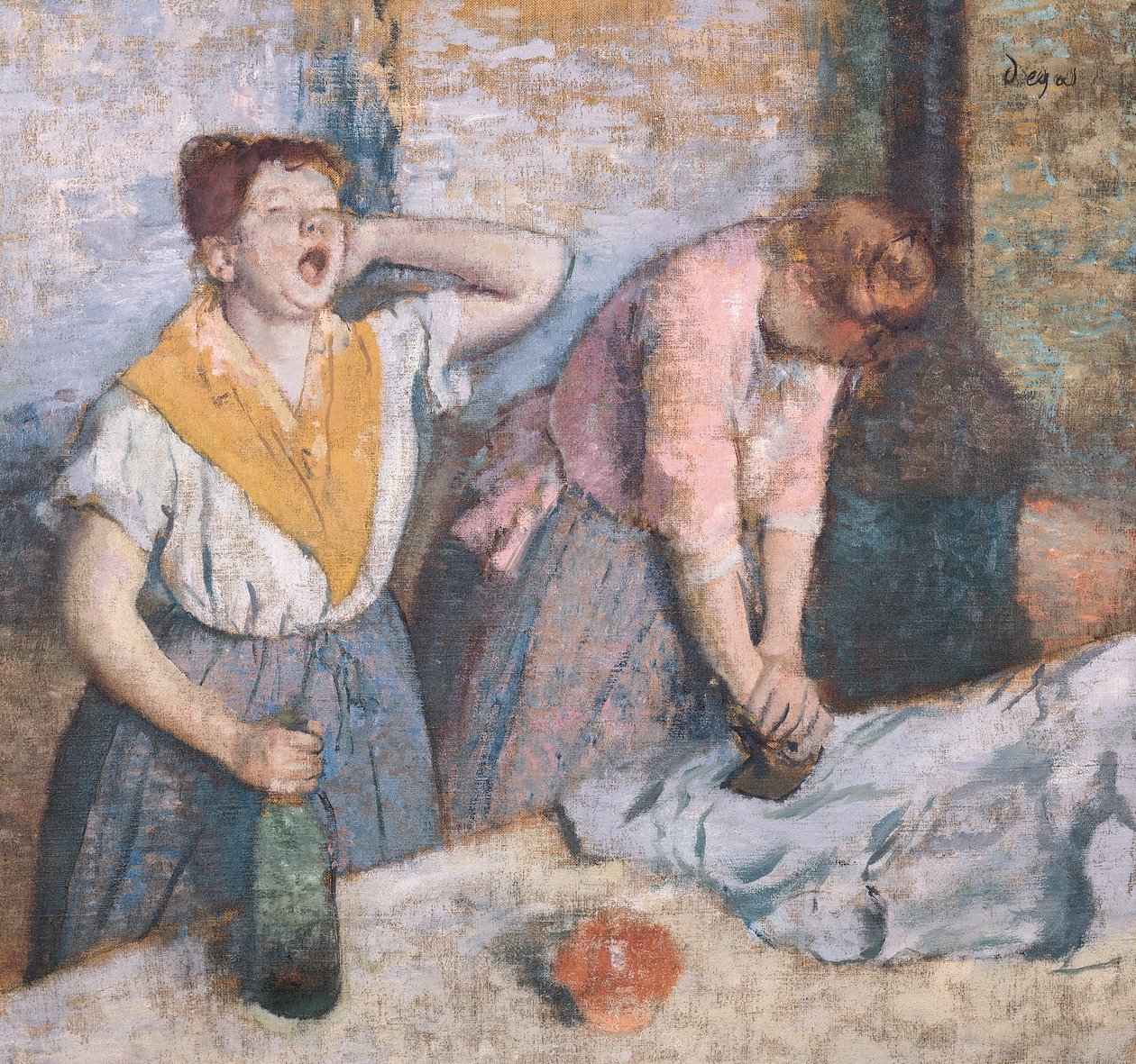 A mosodák, 1884 körül alkotó: Edgar Degas