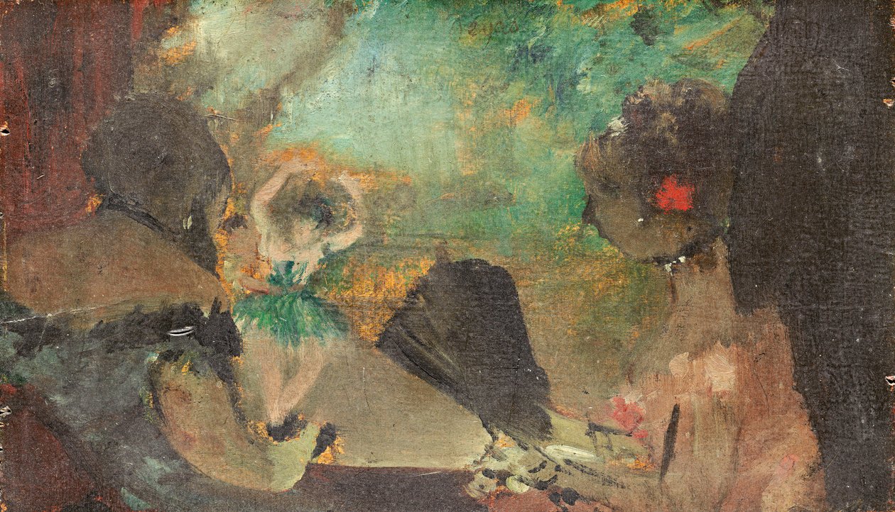The Loge, 1883 körül (olaj, fa) alkotó: Edgar Degas