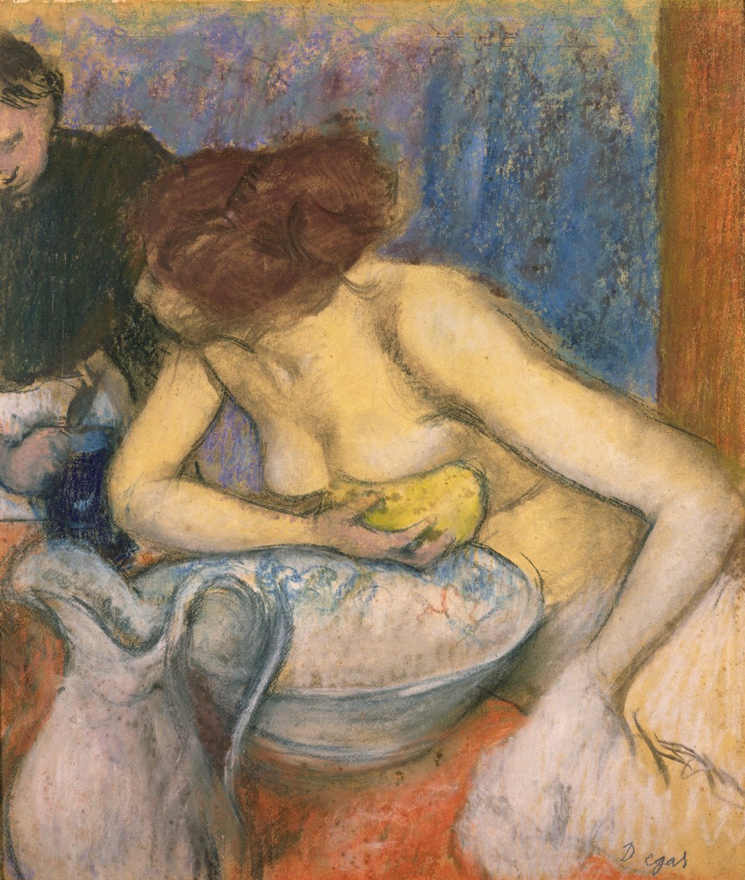 A WC, 1897 (pasztell) alkotó: Edgar Degas