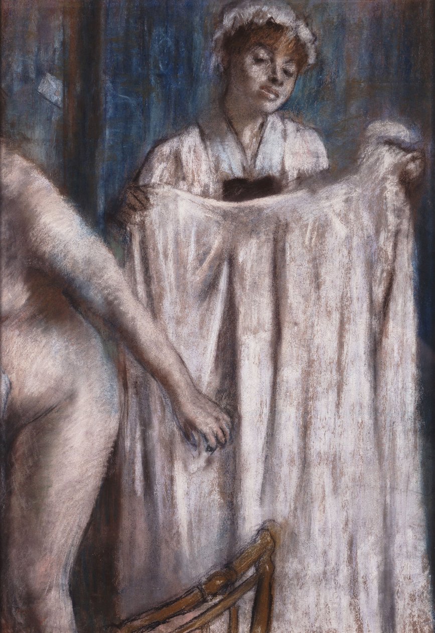 WC a fürdő után alkotó: Edgar Degas