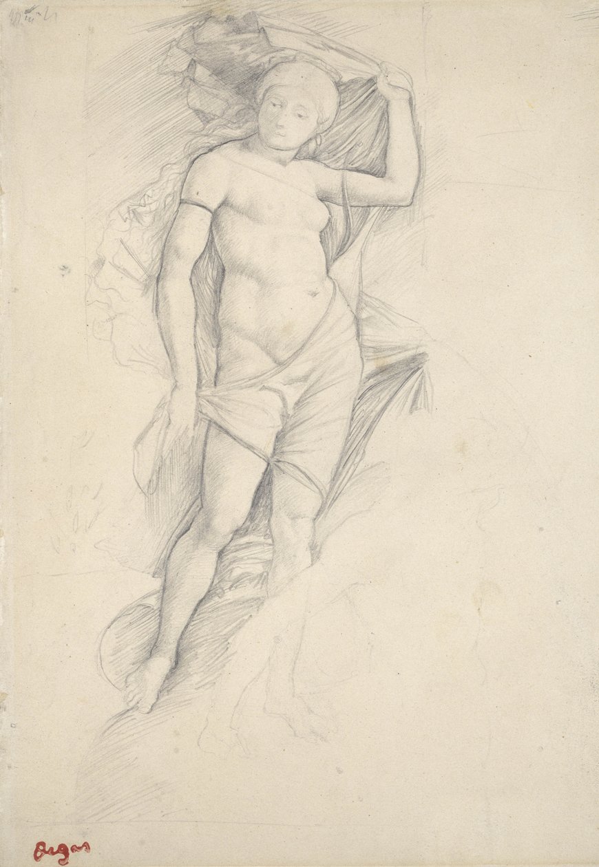 Vénusz, Mantegna után, 19. század alkotó: Edgar Degas