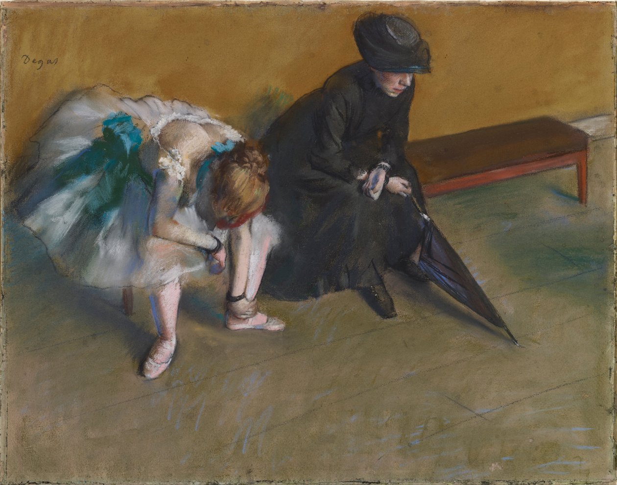 Várakozás alkotó: Edgar Degas