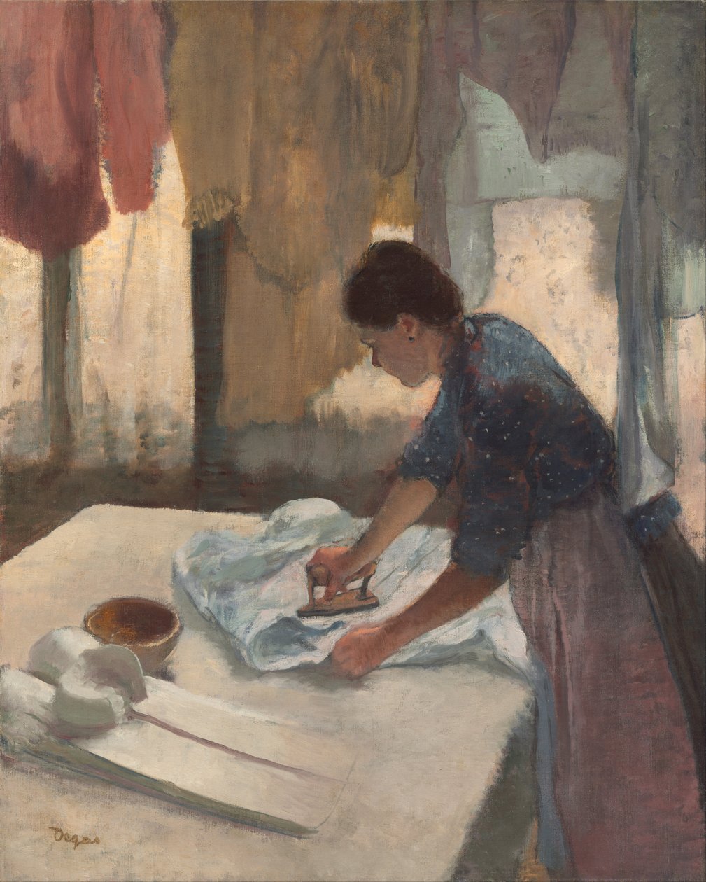 Nő Vasalás alkotó: Edgar Degas