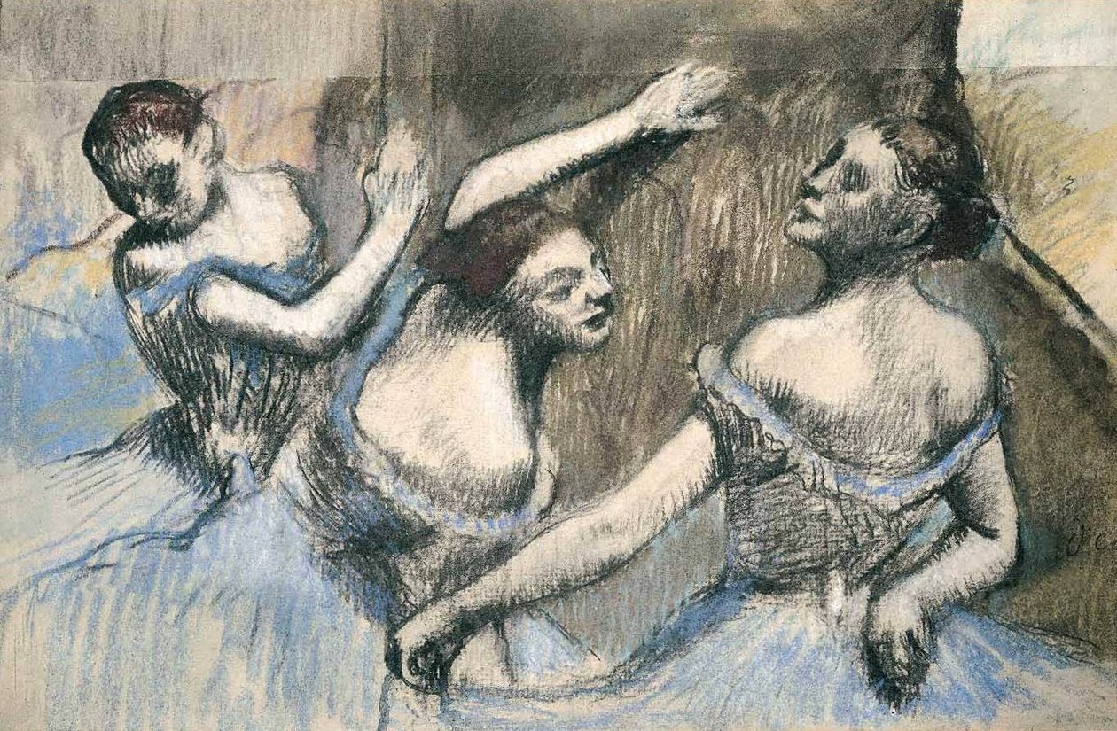 három táncos alkotó: Edgar Degas