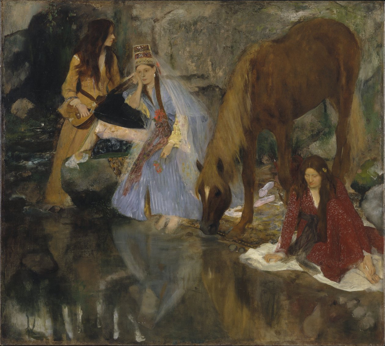 Mlle Fiocre portréja a balettben La Source (Portrait de Mlle ... E (ugénie) F (iocre) - körülbelül ... alkotó: Edgar Degas